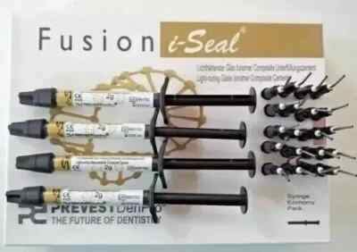 Prevest Fusion I-Seal Light Cure GIC Dental Liner For Cavity 4X2gram