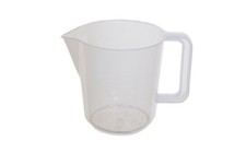 Plastic Kitchen Jug 1L/1000ml Measuring Mixing Preparation Jug 2 Pint