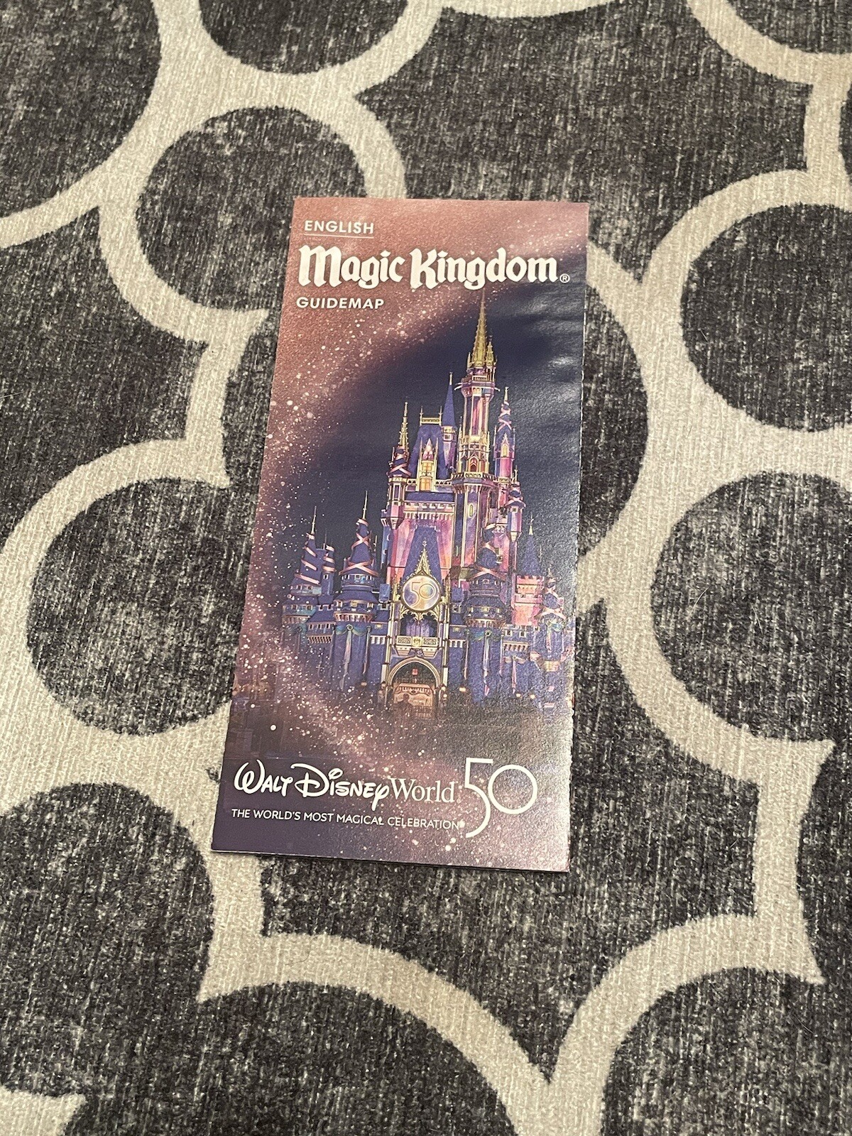 NEW 2023 Walt Disney World Magic Kingdom Map | Grelly USA