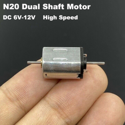 Mini N20 DC 6V-12V High Speed Micro Tiny 10mm*12mm Motor Dual 1mm Shaft Slot Car