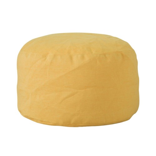 Unstuffed,Foot Stool Seat Ottoman Footstool Round Sofa Pedal Cushion Cover Linen - Picture 22 of 24