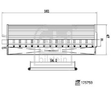 Original FEBI BILSTEIN Ölfilter 175759 für Audi Seat Skoda VW