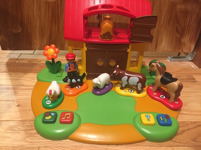 playmobil 123 farm set