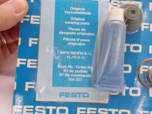 New Festo MFH/MOFH-3-1/4 VL/O-3-1/4 Solenoid Valve Repair Kit H4 - Picture 2 of 2