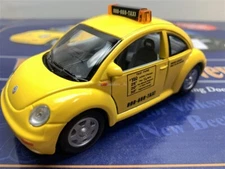 VW VOLKSWAGEN NEW BEETLE TAXI DIE CAST MODEL CAR 1/32 NEW W/ NO BOX