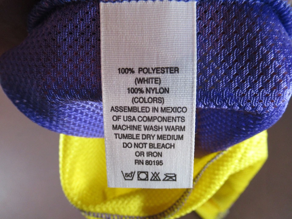 Camiseta deportiva de baloncesto XL púrpura Don Alleson (nylon/poliéster) (D ED) Foto 4 de 4