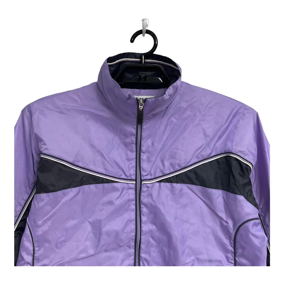 Wilson Women's Long Sleeve Light Purple Zip Up Track Jacket Size L - Image 4 of 4