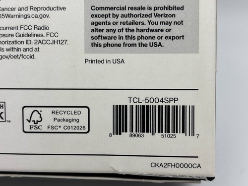 TCL Signa 5004S Verizon 5.5" Display 8MP Camera 16GB 4G LTE Android basic WIFI - Picture 4 of 8