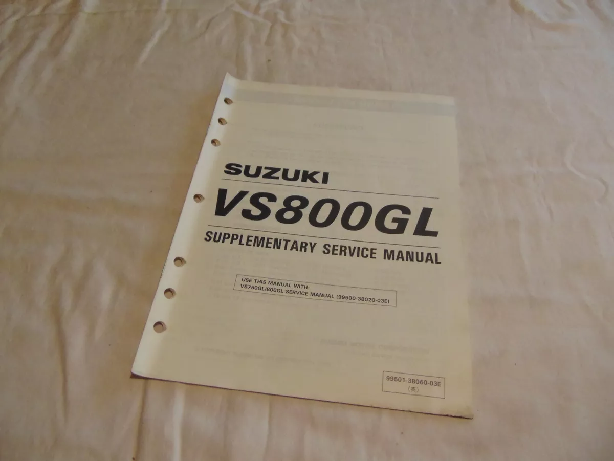 Workshop manual Suzuki VS 800 Intruder