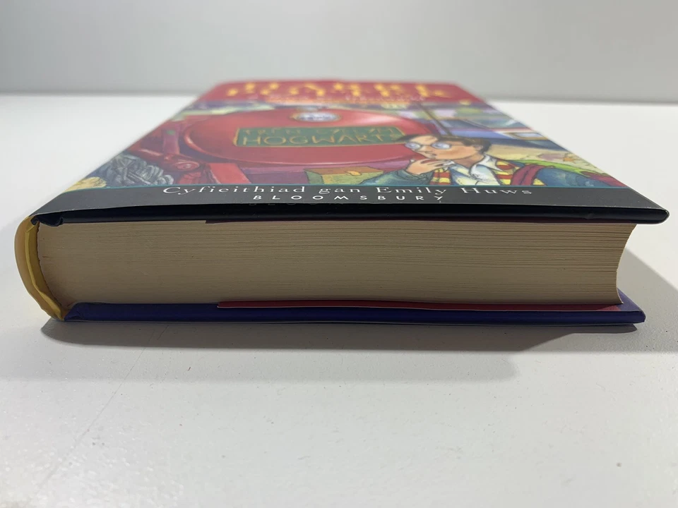 Harry Potter Philosopher's Stone Book Welsh 1st Edition Hardcover J.K Rowling - image 3 of 4