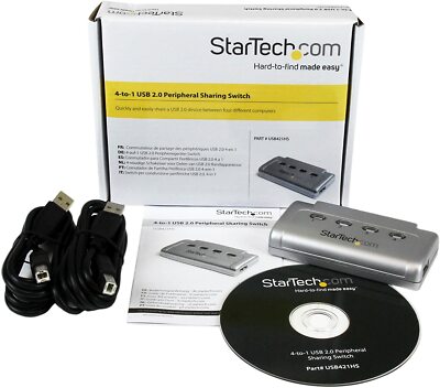 StarTech 4-to-1 USB 2.0 Peripheral Sharing Switch