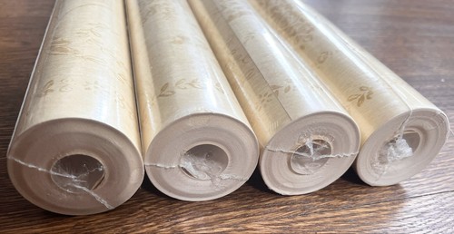 Lot of 4 Rolls Wallpaper ZOFFANY Parchment Collection - Parchment Panel - NEW - Picture 11 of 12