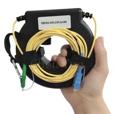 1000m Mini OTDR Launch Cable Box Fiber Ring Drum Test SC UPC-LC APC SM G652D