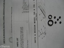 Smith  Wesson 78G 79G - Basic Seal Kit  Exploded View  Parts List  Guide