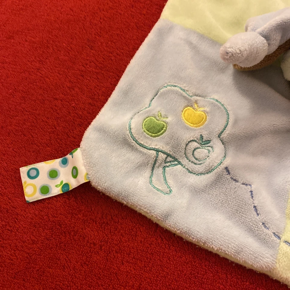 🇫🇷 Doudou Plat Chien Bonnet Bleu Vert Pomme Arbre GIPSY TTBE - Photo 4/4