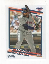 2022 TOPPS OPENING DAY BASEBALL BOMB SQUAD DAVID ORTIZ BOSTON RED SOX #BS-22