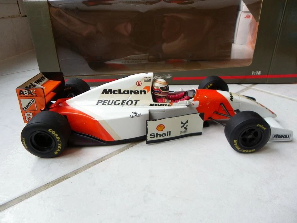 Mclaren Peugeot MP4/9 Martin Brundle #8 1994 1/18 MINICHAMPS F1 IN Scatola - Immagine 4 di 4