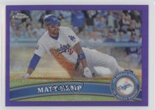 2011 Topps Chrome Retail Purple Refractor 413/499 Matt Kemp #24 2rz