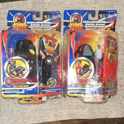 Kung Zhu Battle Armor Ninja Warriors Set w/ Tablet of Zhu Power Azer & Yama