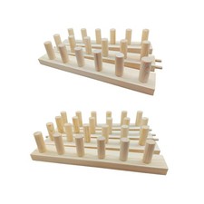 Métier à tisser en bois épais pour couvertures, idéal pour la confection de