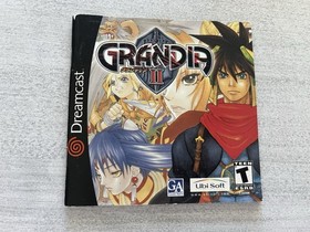 Grandia II 2 Sega Dreamcast DC, Box & Manual. No Soundtrack, no reg card