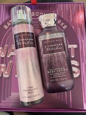 Bath  Body Works A Thousand Wishes Fragrance Mist and Body Lotion Set