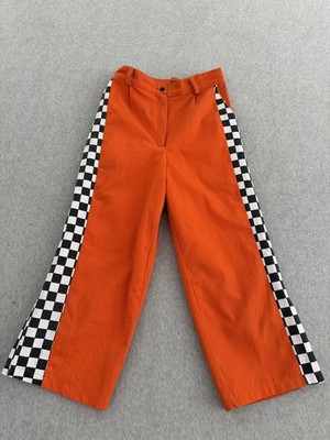 LTT Indie Streetwear made in UK orange trousers