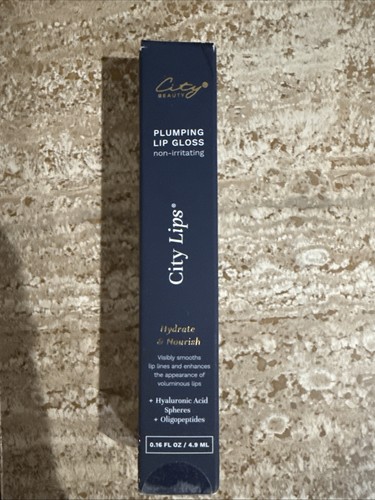 City Beauty City Lips Plumping Lip Gloss Hydrate & Nourish 0.16 oz New Sealed