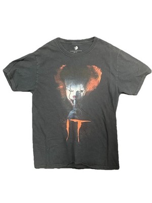 IT Pennywise You ll Float Too Back Hit Horror Movie Graphic Tee Black Small WB