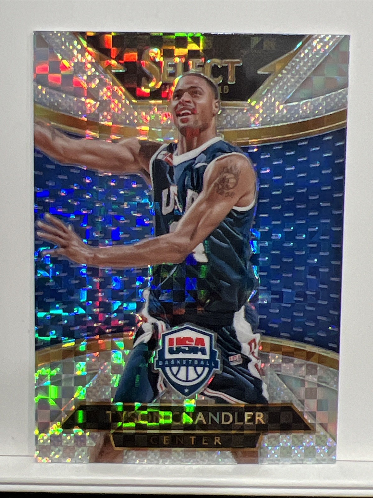 2014-15 Select Tyson Chandler #221 Team USA Silver Prizm SP
