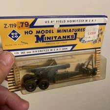 Roco Minitank tank HO U.S. M2A1 8" Field Howitzer - Z-119