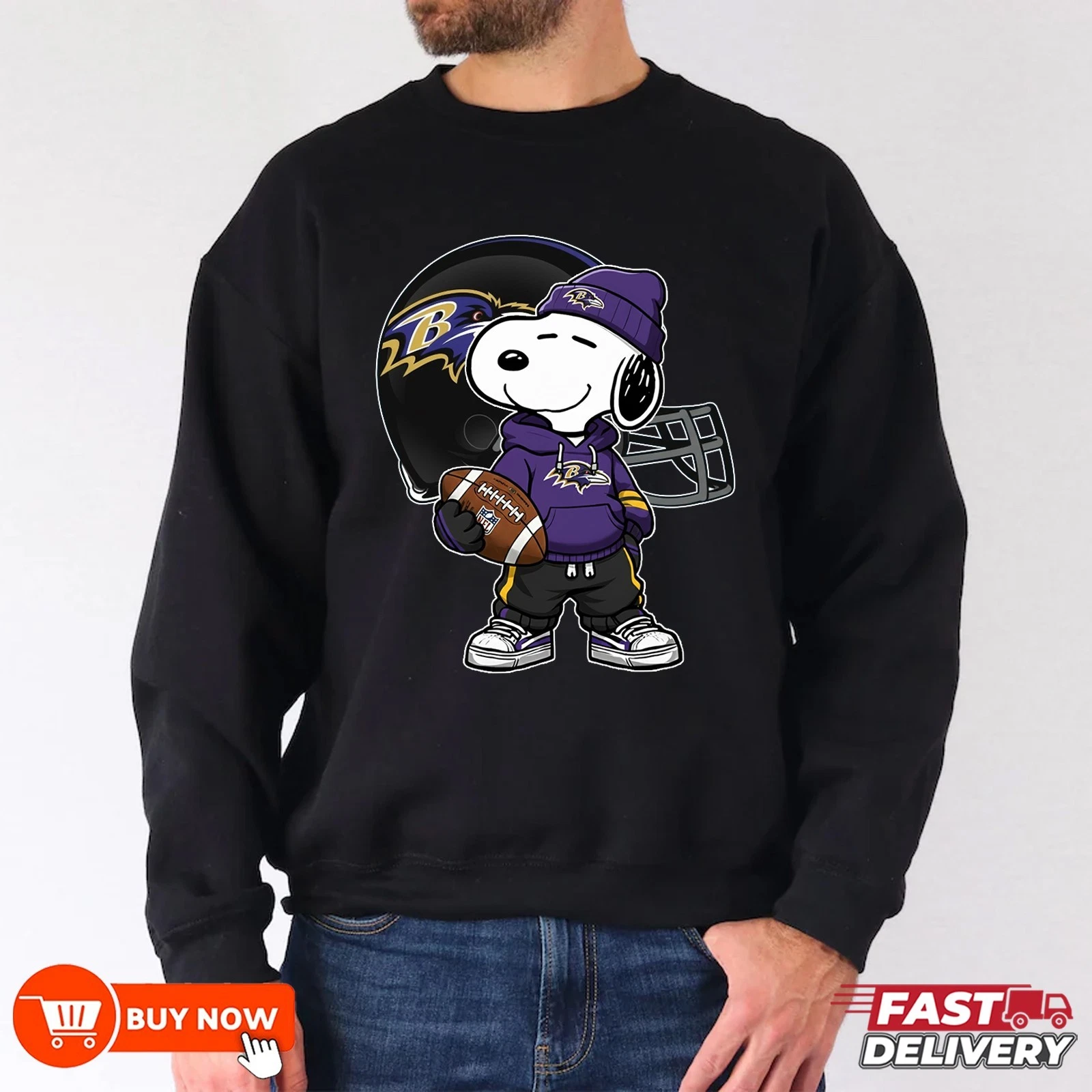 Baltimore Ravens Football Sweatshirt
