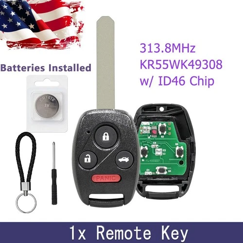 🚩For 2008 2009 2010 2011 2012 Honda Accord Sedan Keyless Remote Control Key Fob video thumbnail