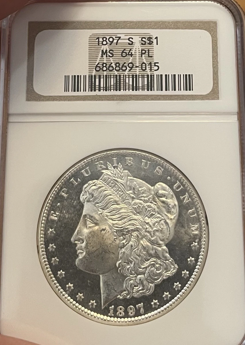 MS 63 Graded 1897 Year Morgan US Dollars (1878-1921) for sale | eBay