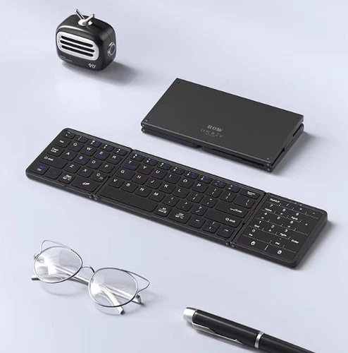 BOW Numeric Keypad + Touchpad Foldable Keyboard For OPPO Find N6 Honor Magic V6 - Picture 2 of 12