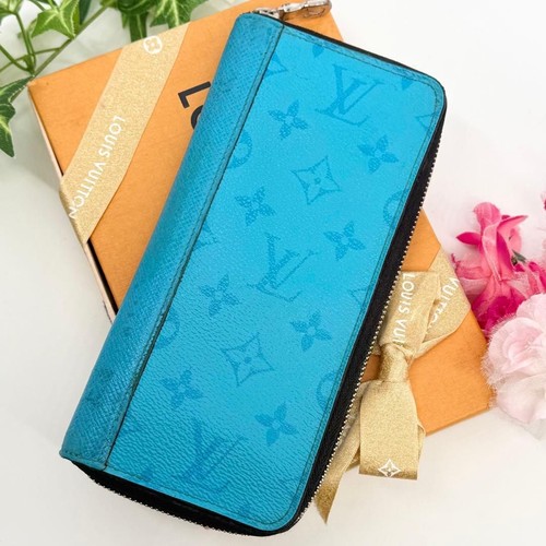 Louis Vuitton Taigarama Zippy Wallet Vertical Round Zipper Light From Japan