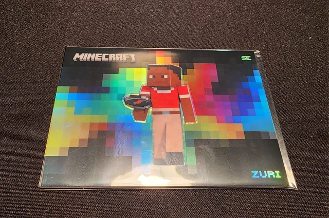 Zuri #9 2025 Panini Minecraft Obsidian Color Blast SSP Special Edition Case Hit