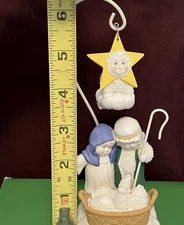 Dept 56 Collectible Baby Jesus Mary Joseph Christmas NATIVITY Manger Figurines