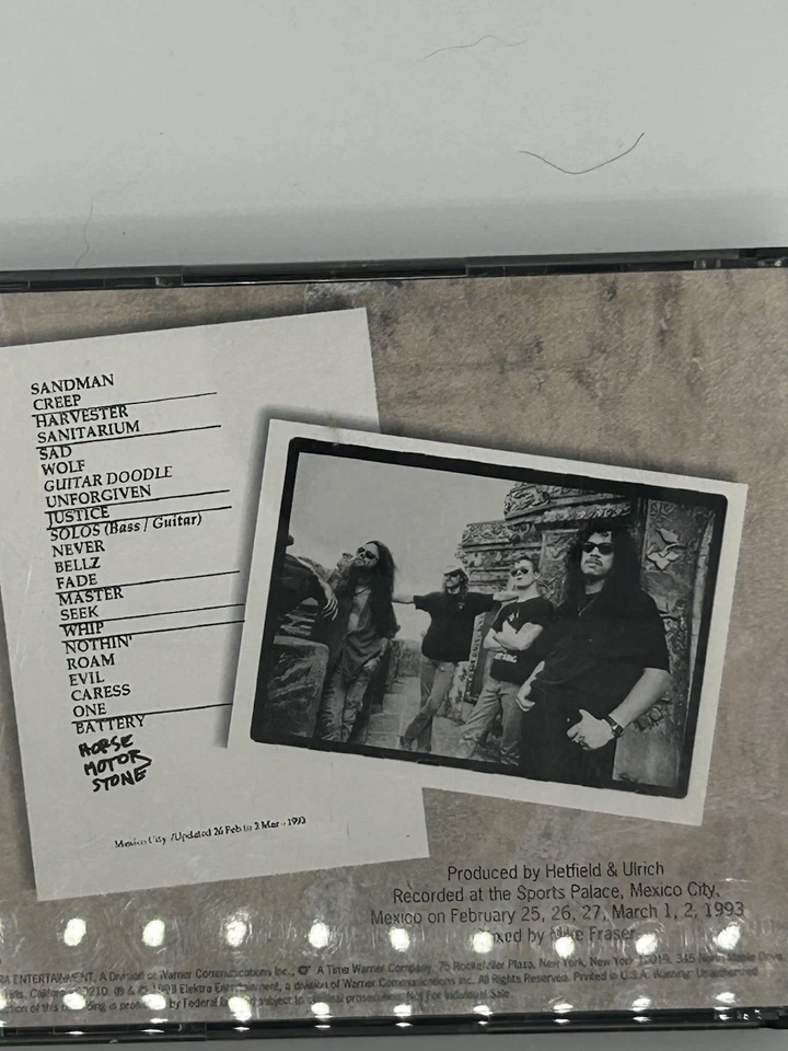 Metallica Live Shit Binge & Purge Mexico City 3 CD Set Album Rock Metal Foto 4 de 4