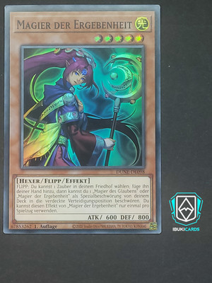   Magier Der Ergebenheit  DUNE-DE098   Yu-Gi-Oh!   SR   Near Mint    Deutsch