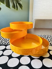 Mid Century Mod Interdesign Yellow Swivel Desktop Organizer Interdesign Usa
