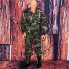 GI Joe Blonde Camo Soldier Action Figure 1:6 Scale with Outfit Knife Watch