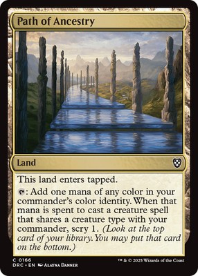MTG Path of Ancestry (0166) [Aetherdrift Commander] Near Mint Magic