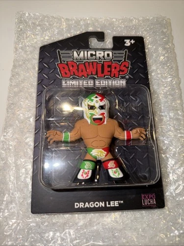 Micro Brawlers Dragon Lee Limited Edition Pro Wrestling Tees AEW WWE NJPW