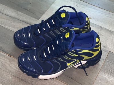 Nike Air Max Plus Binary Blue Electric Lime size 7