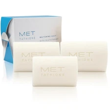 Met Tathione Whitening Soap With Glutathione and Alpha-Arbutin - 100g 