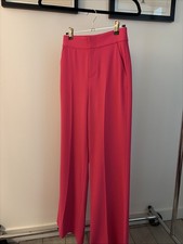 Alice + Olivia Women's Pink Trouser Pants Size 0 High Rise