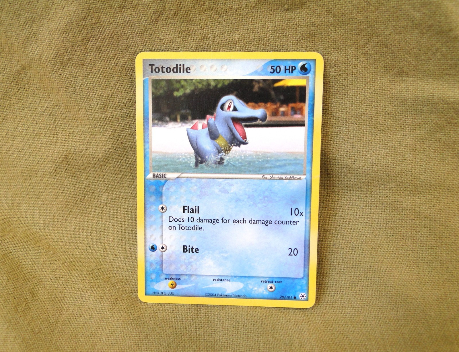 Pokemon Trading Card - EX Hidden Legends: Totodile 79/101