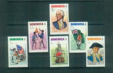Complete Set of Stamps from Dominica: MI 475-480 from 1976, MNH