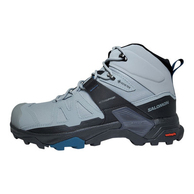 Salomon Women s X Ultra 4 Mid GTX Hiking Boots Quarry/Black/Blue Size 9 US